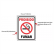 Placa De Sinalização Proibido Fumar