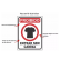 Placa Sinalização Proibido Entrar Sem Camisa