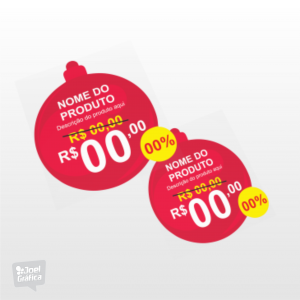 Adesivo para Vitrine Círculos de Natal  9 Adesivos Círculos de Natal 22x25,3cm  Brilho  